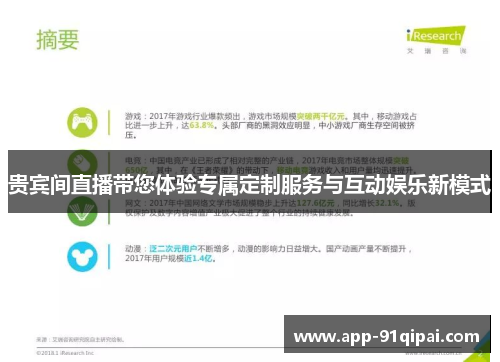 贵宾间直播带您体验专属定制服务与互动娱乐新模式